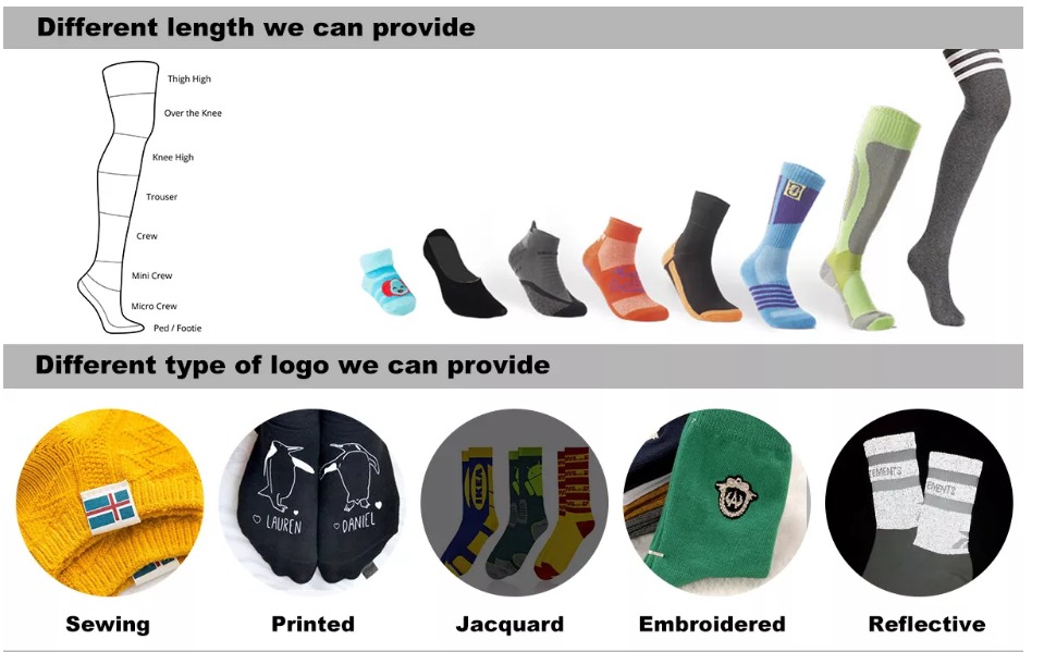 Custom Comfortable Thickened Towel Bottom Middle Tube Sports Socks for Men Women