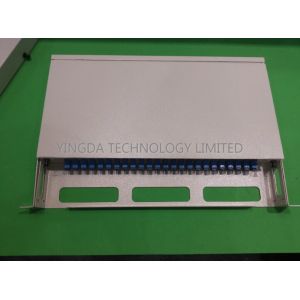 SC Simplex 24 Port Fiber Patch Panel For FTTH FTTX FTTB ODN PON Network