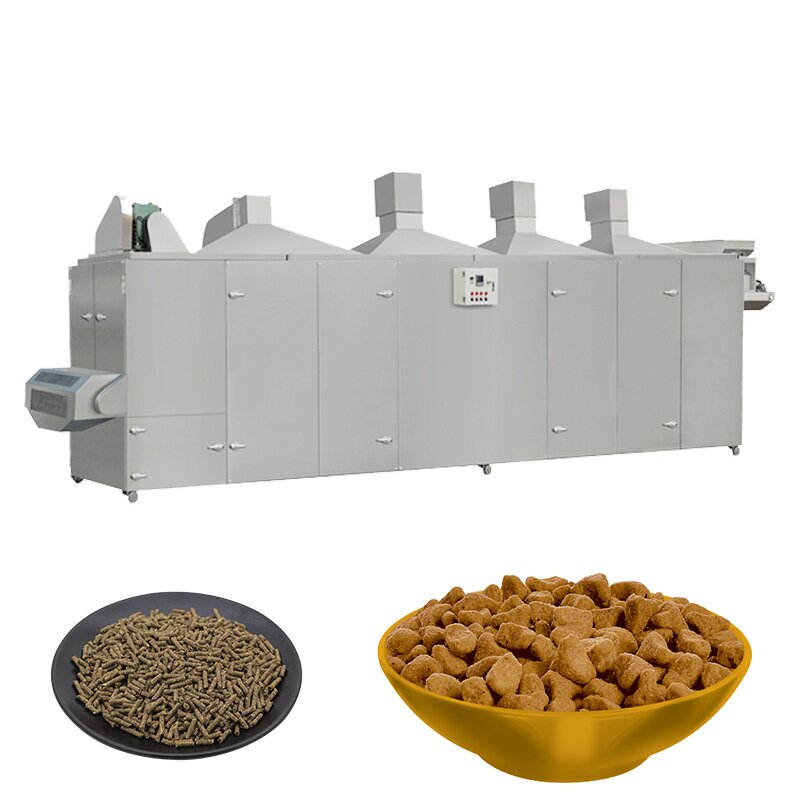 SS 201 Pet Food Processing Line Twin Screw Extruder Automatic