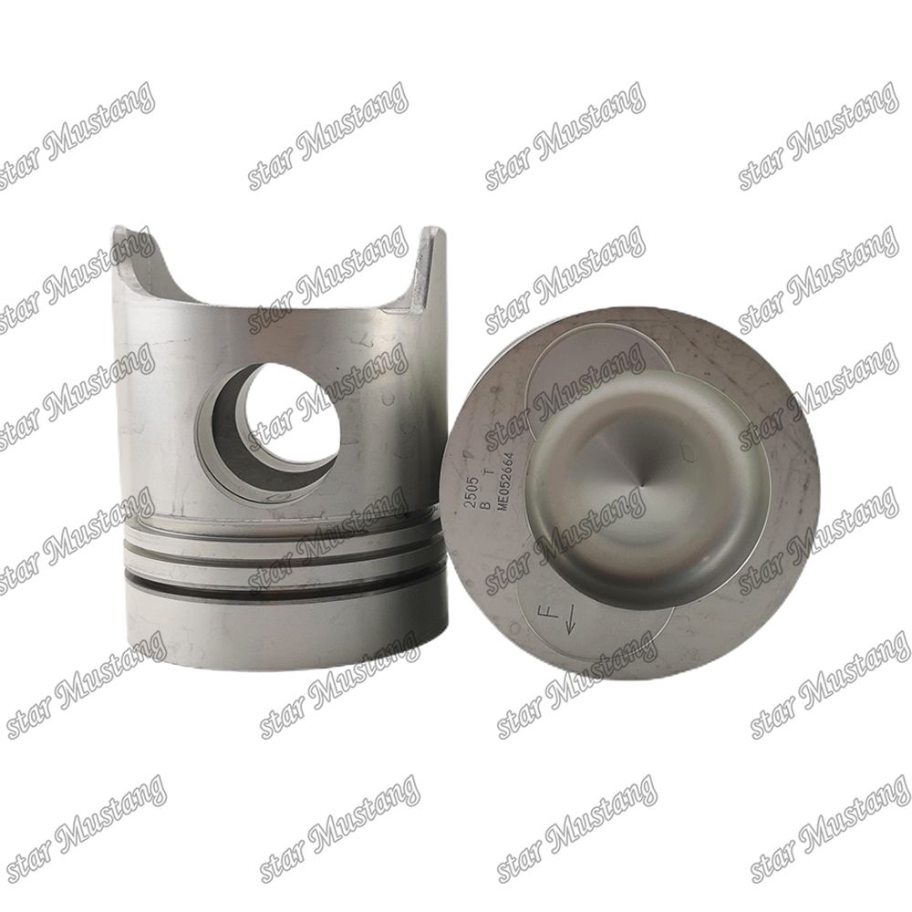 6D22 Engine Piston Chamber Size 82.5mm 3.3Kx3x6mm ME052664 ME052730 For Mitsubishi Engine Spare Parts
