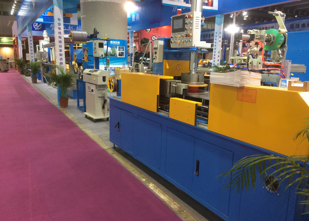High Speed 630 PVC / PE core Cable Wire Tapping Machine Line