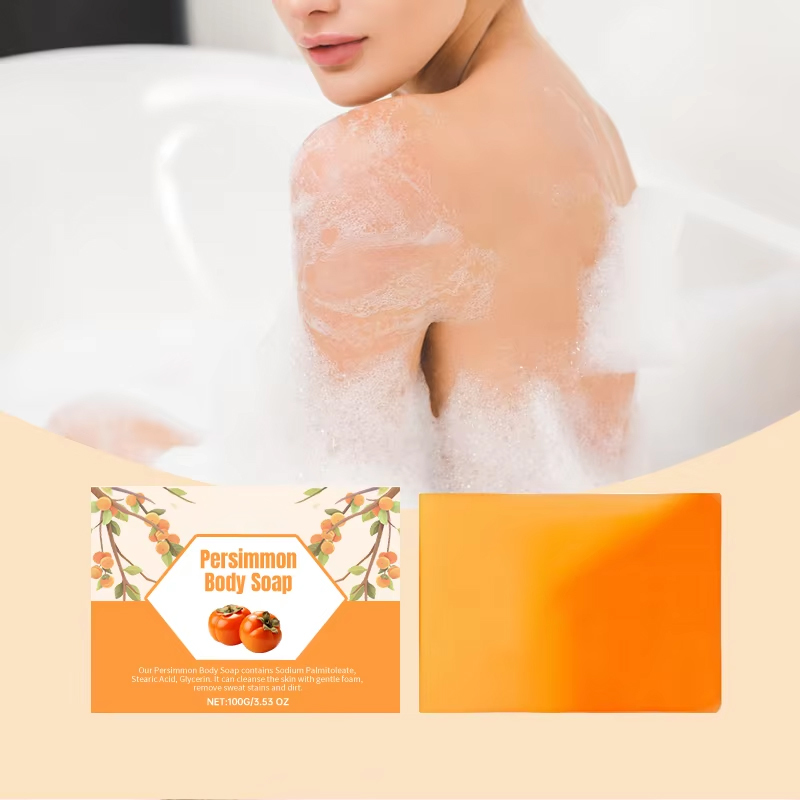 Natural Persimmon Soap For Soft Smooth Skin And Gentle Daily Cleansing
