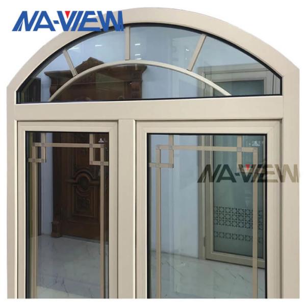 Bifold Sliding House Louvered Double Glazed Blinds Aluminum Windows Casement