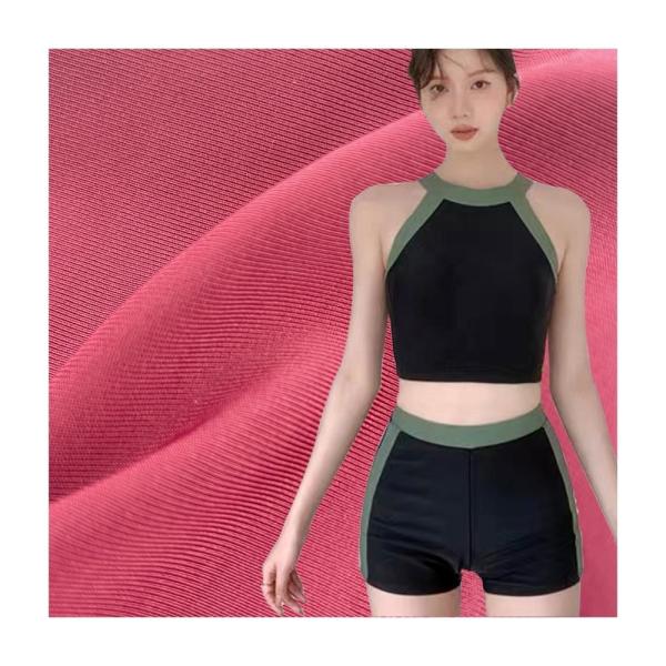 Yoga T-Shirt Sports Tops Knitted Fabric with 4 Way Stretch in Polyester Spandex
