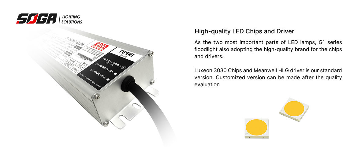 Customized 250W LED Outdoor Flood Lights With Aluminum Housing
