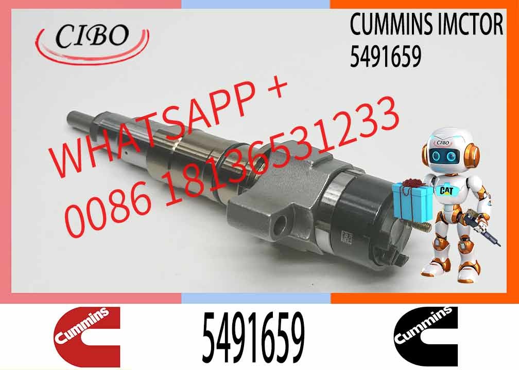 C4359204 Diesel Fuel Injector 4359204 5491659 For Cummins Excavator QSL9.3 ISCE Engine 6L