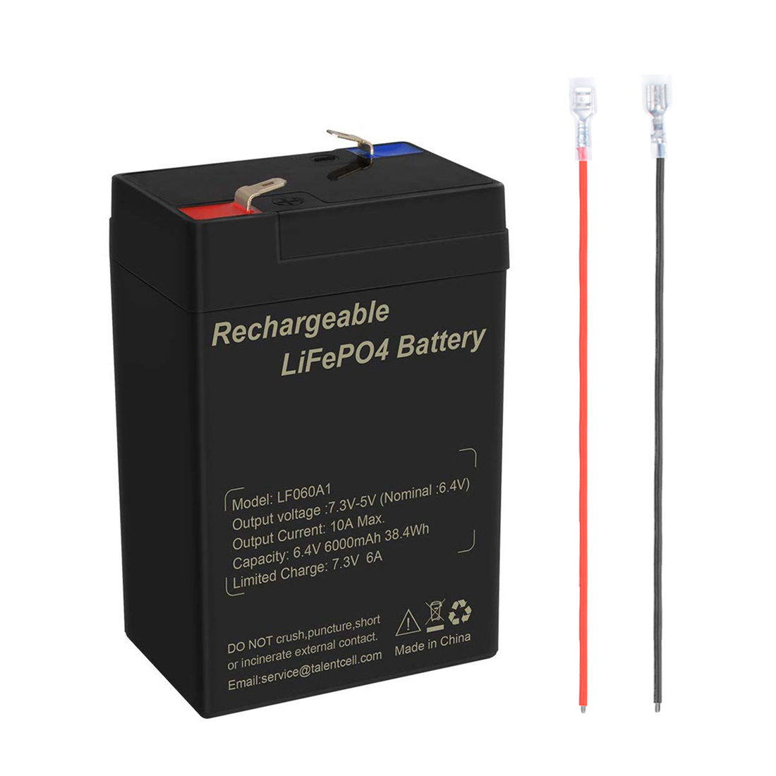 6.4V 4.5Ah 6v 5Ah Deep Cycle LiFePO4 Battery Rechargeable Lighting