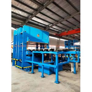  Rubber Mat Vulcanizing Press With Guid Rail Manufactures