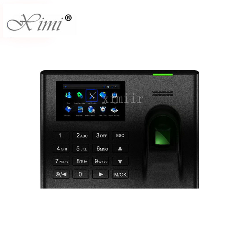 UA100 ZK Biometric Fingerprint Time attendance Linux System TCP/IP Web Based Employee Time Recording Time Clock System