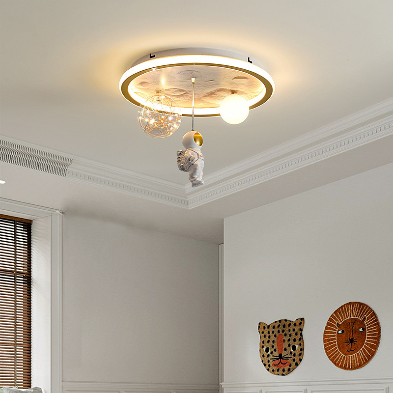 Modern Simple Ceiling Lights For Children's Room Boys Girls Designer astronaut Ceiling Light(WH-MA-293)