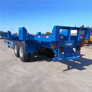  53 Feet Skeletal 2 Axle Q345B Terminal Trailer Chassis Manufactures