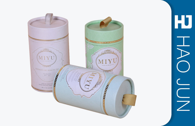 Hot Selling Round Cardboard Gift Box Cardboard Candle Boxes Round Gift Boxes
