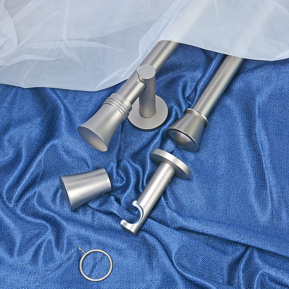 Aluminum Alloy Chef Hat Finial 1.8-Meter Pole Curtain Rod For Hotel or Cafe