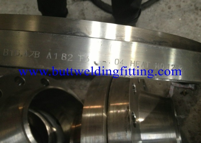 ISO9001 F44 UNS S31254 Forged Steel Flanges A182 Raised Face