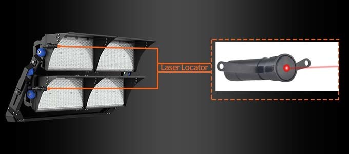 1000W LED Sports Lights 15 30 45 Degree Stadium Sport Court Lighting For Architectural Illumination
