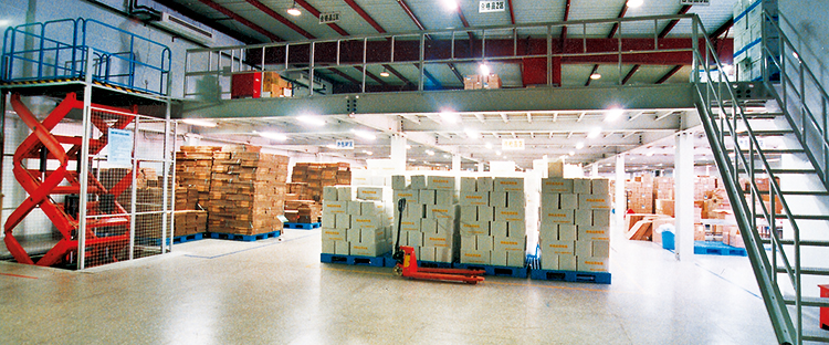 Customized Depth and RAL System Steel Mezzanine Floor for Fully Assembled Structure