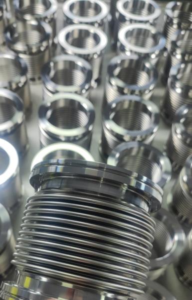 Vacuum Round Stainless Steel ISO KF Vacuum Fittings Electropolished for Perfect