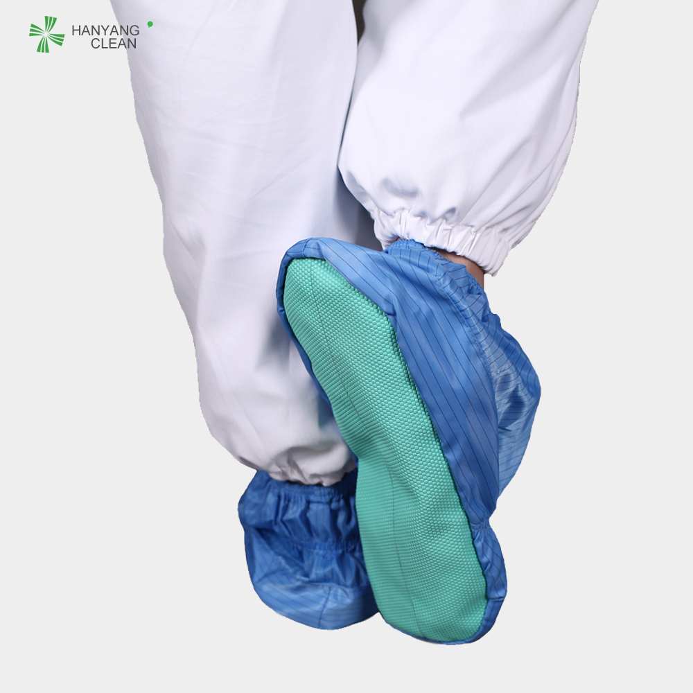 blue autoclavable esd safety shoes cover