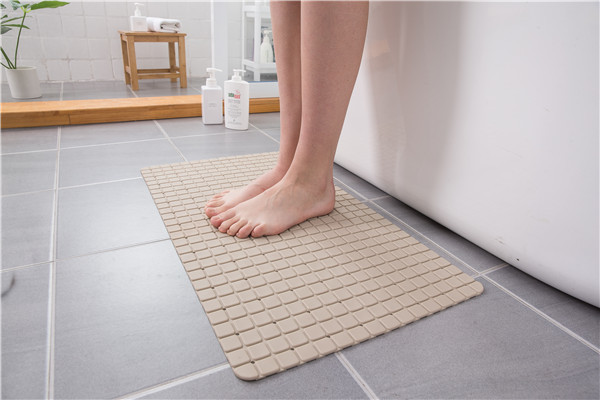 Safety Massage Non Slip Pvc Bath Mat Printed Non Slip Suction Backing Bath Mat