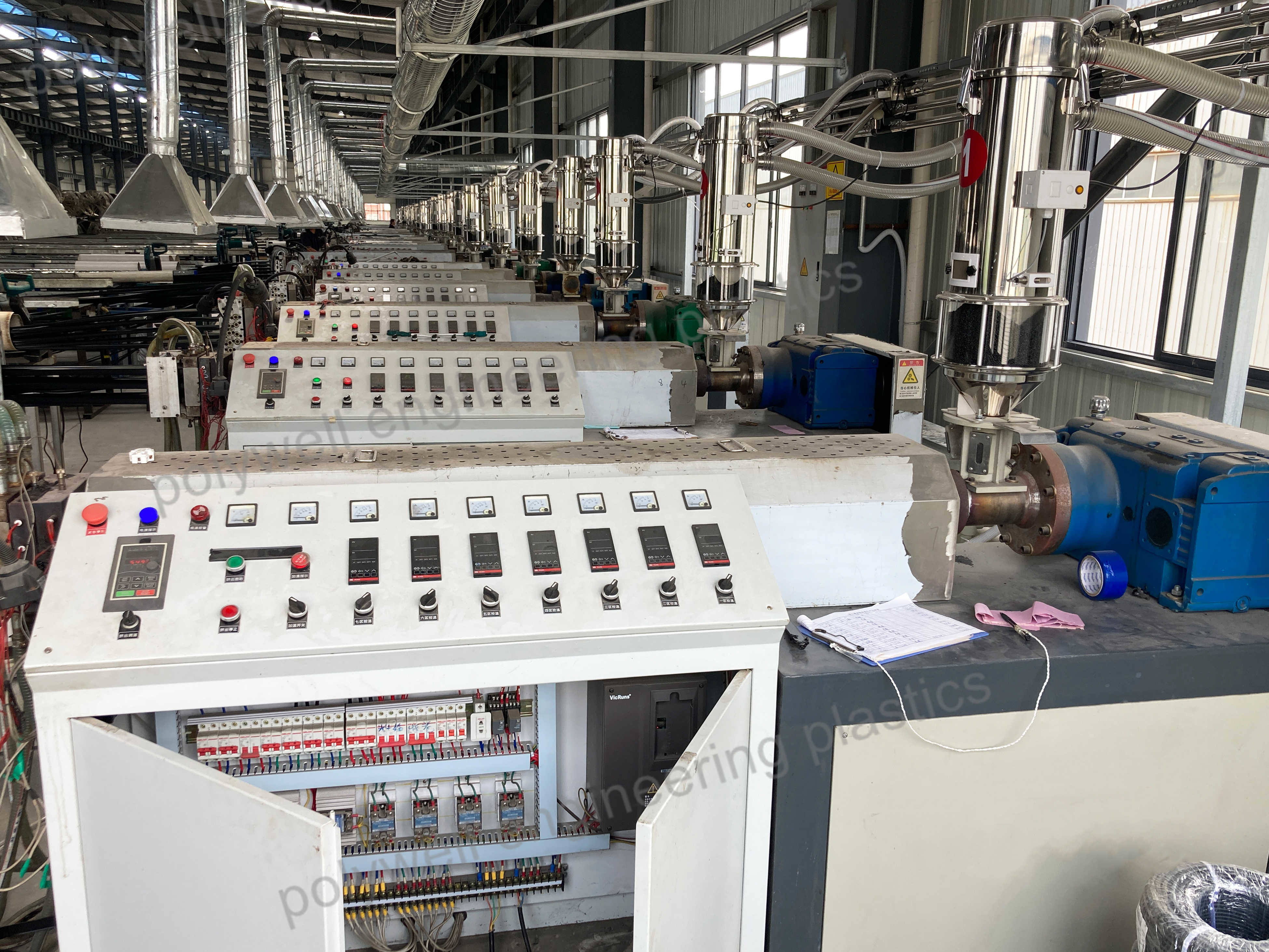 PA66 Nylon Tape Polymer Extruder Machine Automatic Extruder Plastic Extrusion Machine