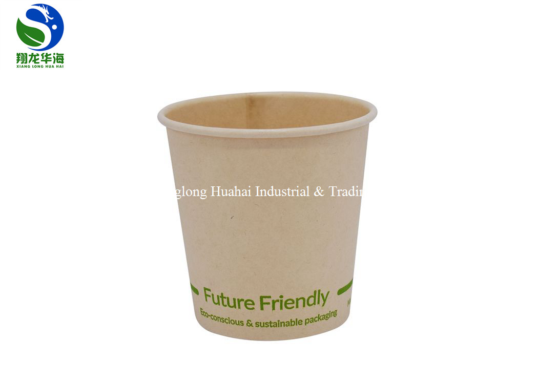 Heat Insulation 4oz 6oz 16oz Pla Coated Paper Cups Environmentally Beverage Use