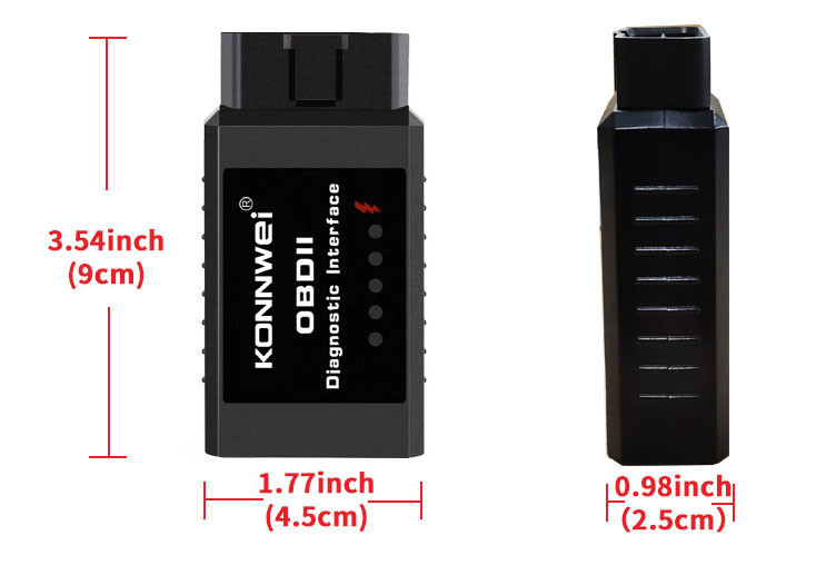 25K80 IC KONNWEI ELM327 Car Diagnostic Scanner ROHS
