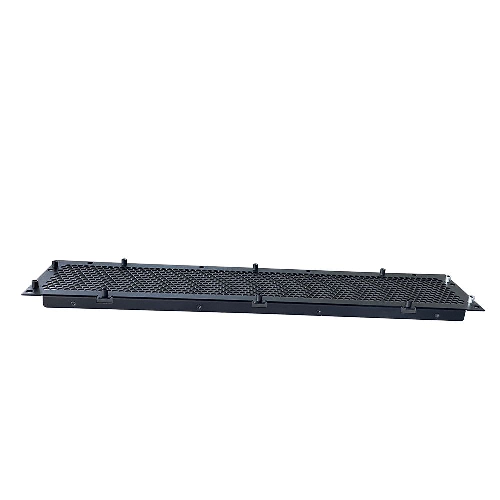 Steel Aluminum Sheet Metal Fabrication Design 1U 2U 3U 4U 19 Inch Rack Vented Blanking Panel Metal Case Box
