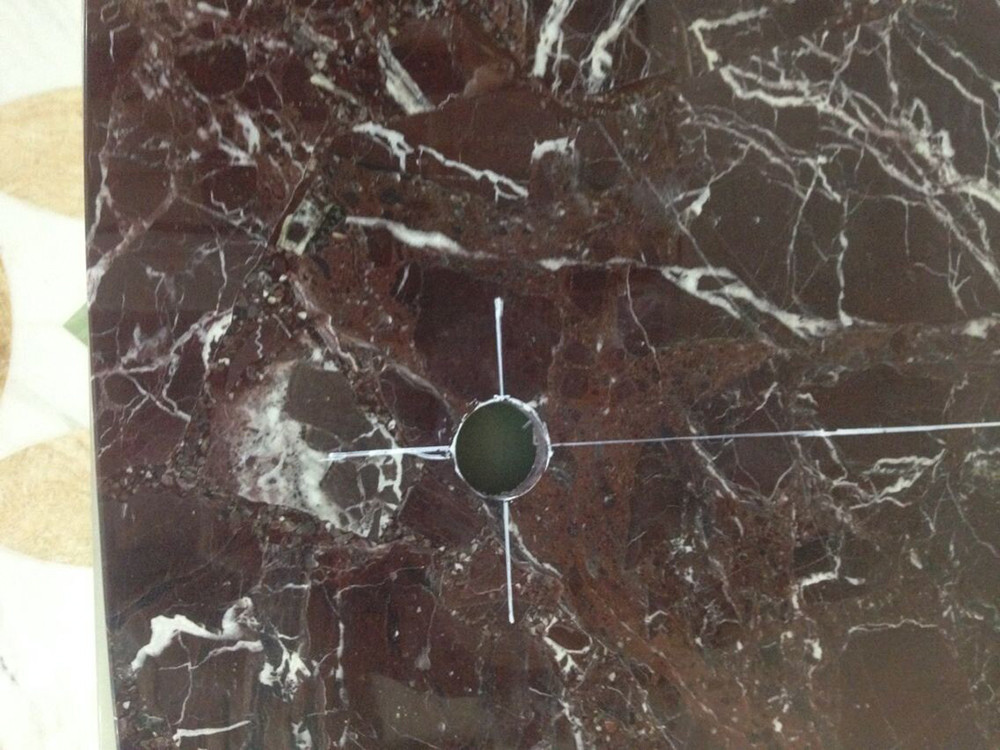 Natural Countertop 96"X 26" 30mm Rosso Levanto Marble Slab