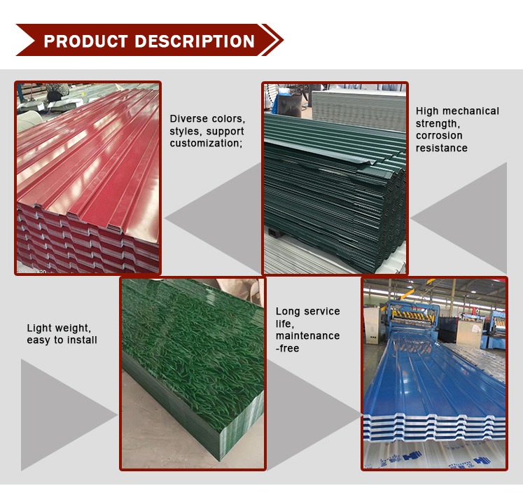 direct RAL color PPGI galvanized corrugated steel plate with CE certification