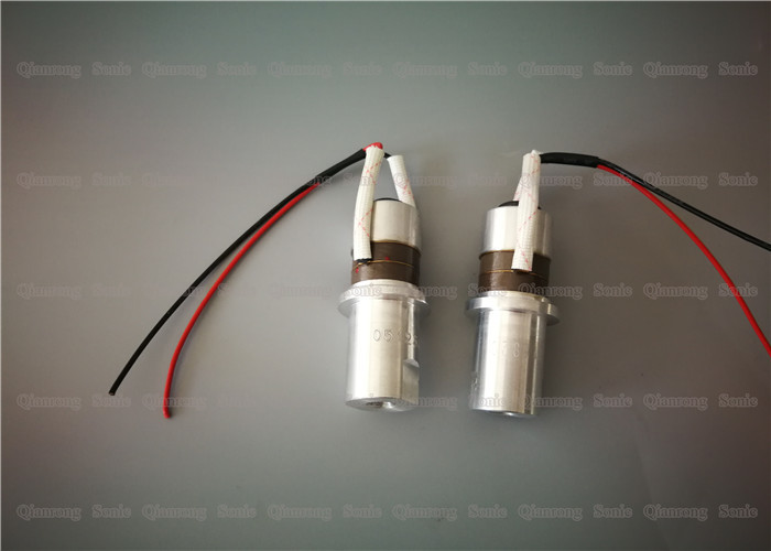 High Frequency 40Khz 200w Ultrasonic Welding Transducer With Grey Piezoelectric Ceramics