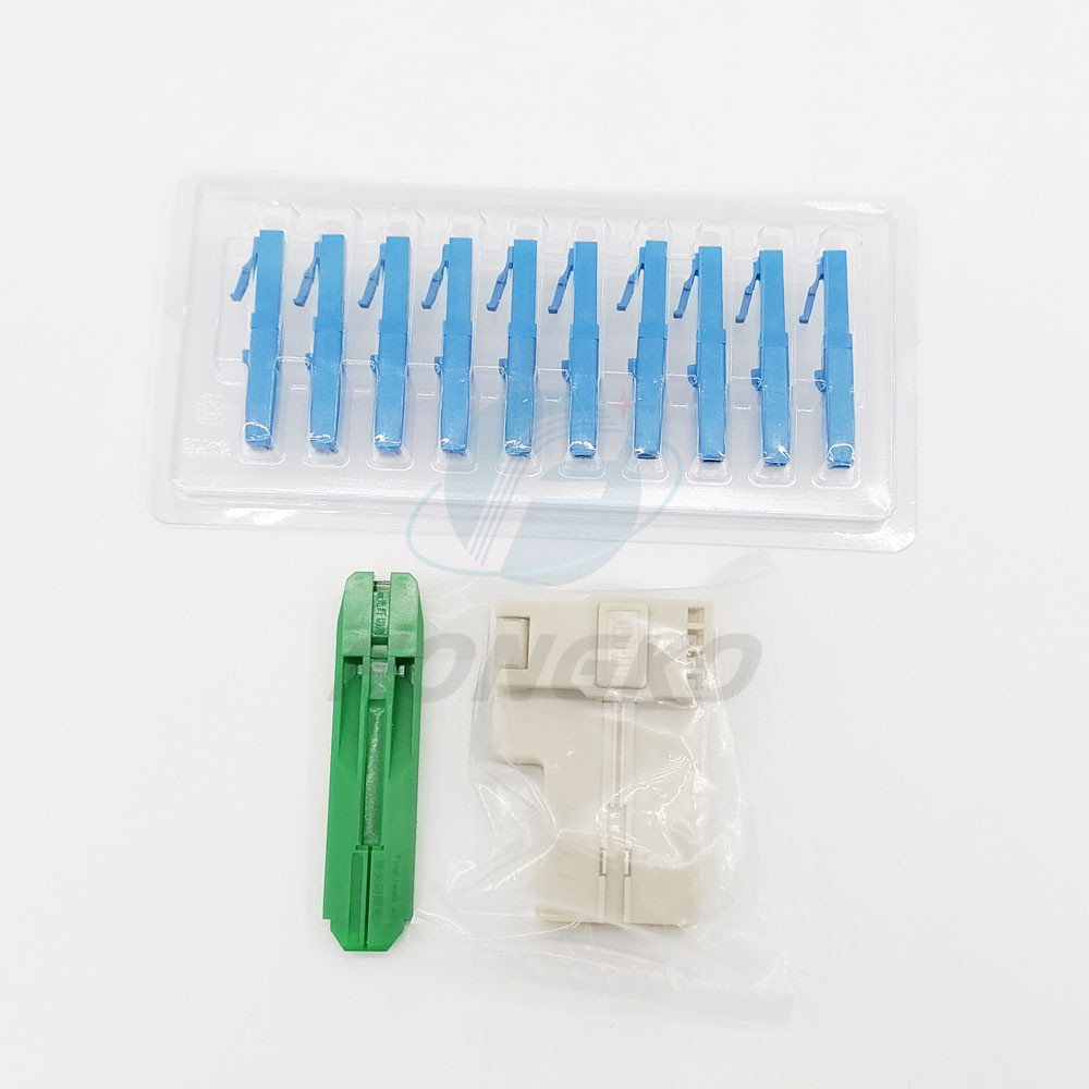FTTX FTTH Fiber Quick Connector Communication Network Single Mode LC / UPC