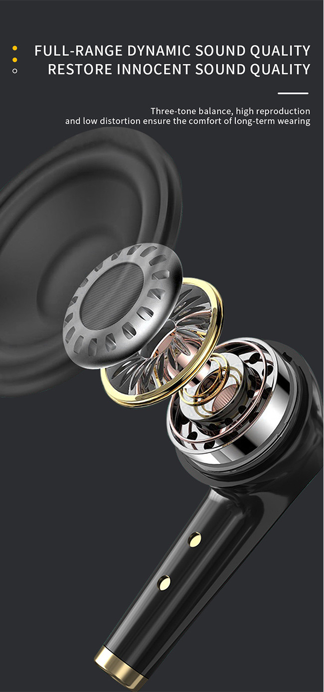 Semi In Ear Dynamic PC V50 2.5h Wireless Stereo Bluetooth Headset