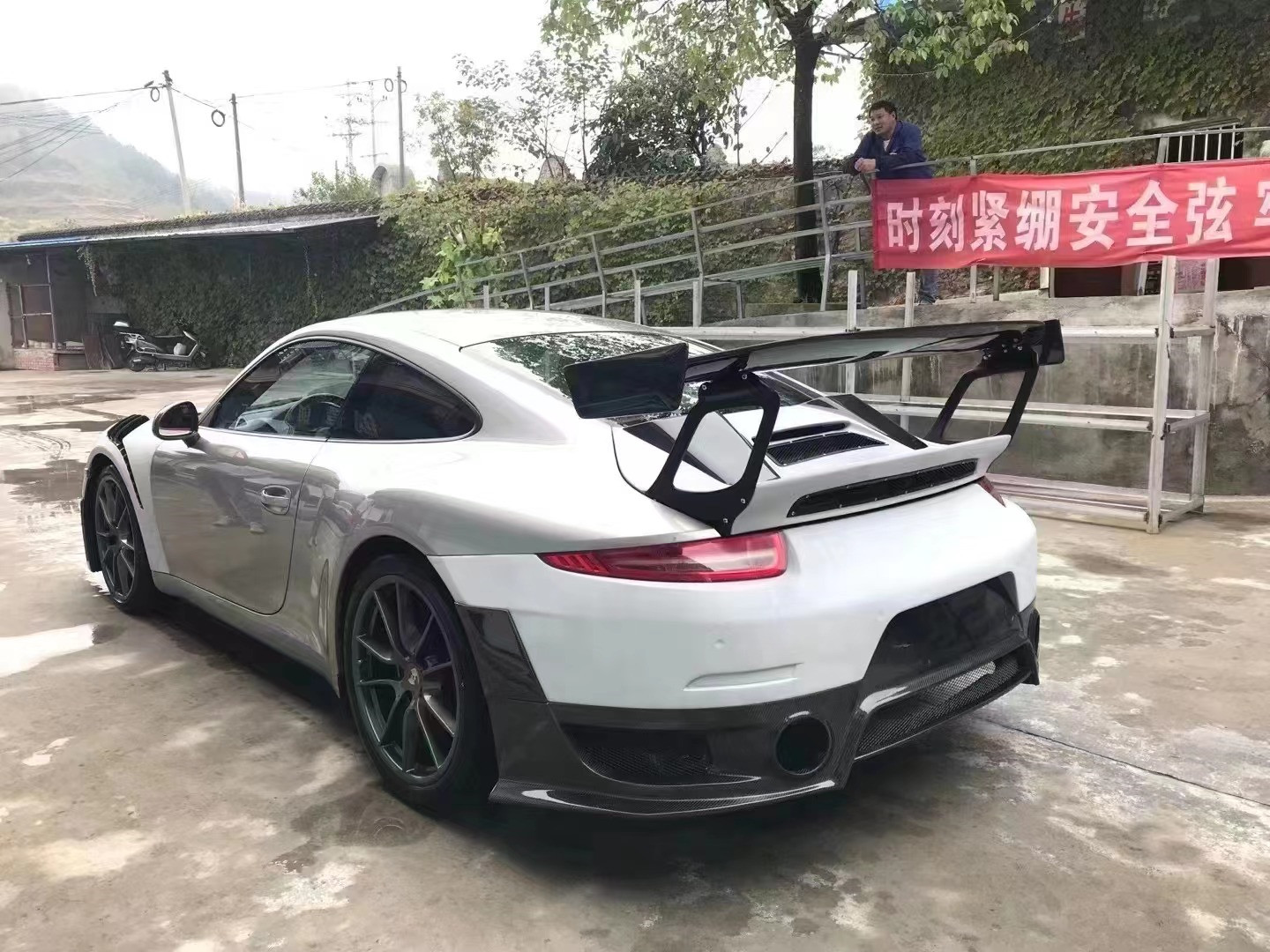 Auto Parts for Porsche 911 991.1 Upgraded GT2RS Body Kit 991.1 Upgraded GT2RS Front and Rear Bumper Spoiler Body Kit