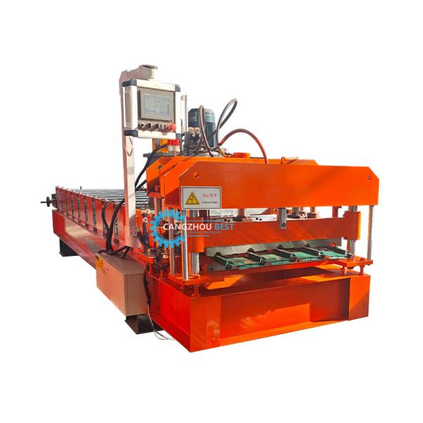 Color Steel IBR Roof Sheet / Tile Single Layer Roofing Sheet Roll Forming