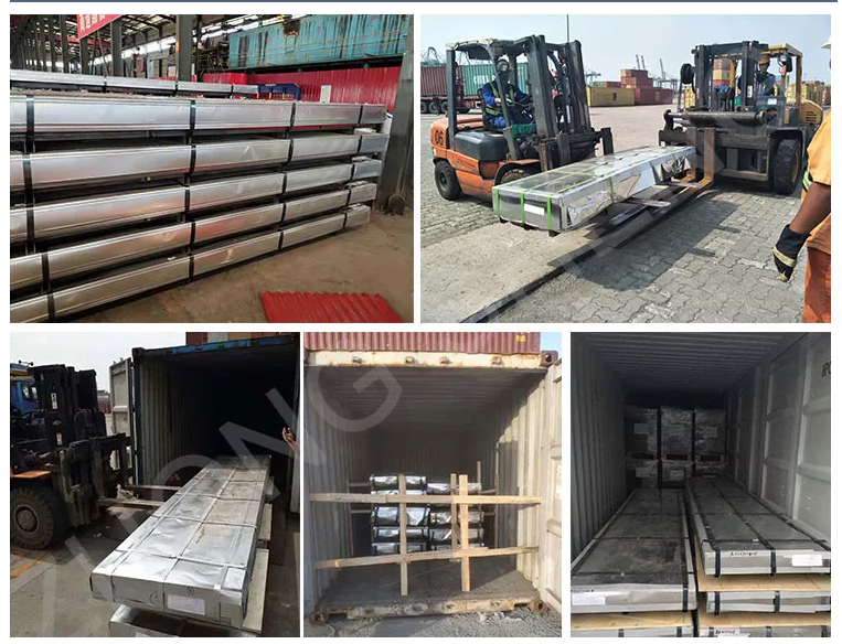 Skin Pass Yes Length 1-12m Galvanized Corrugated Metal Roofing Sheet DX51D Gi Sheet Steel Roofing