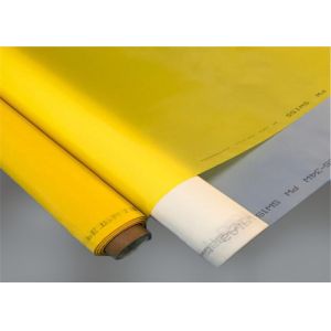 100% Yellow Monofilament Screen Printing Mesh , Screen Fabric Mesh