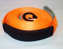 Recovery Heavy Duty Tow Straps , Recovery Truck Straps Winch Extension Strap
