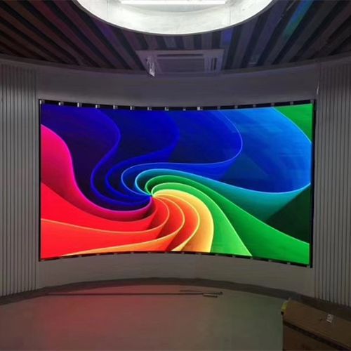 RGB Lightweight Flexible Video Wall , Multifunctional Curve LED Screen