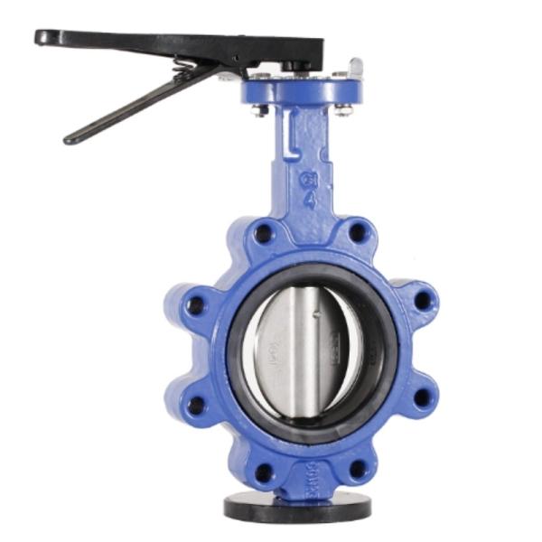 Versatile Hand Lever Butterfly Valve for Gas Media and Cast Iron Flange