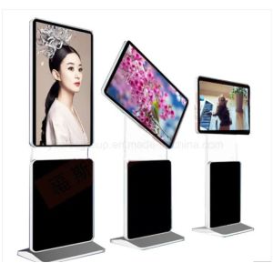  55&quot;LG Panel High Resolution Digital Signage Floor Standing Indoor LCD Rotating Controlled Touched Screen for Advertising Manufactures