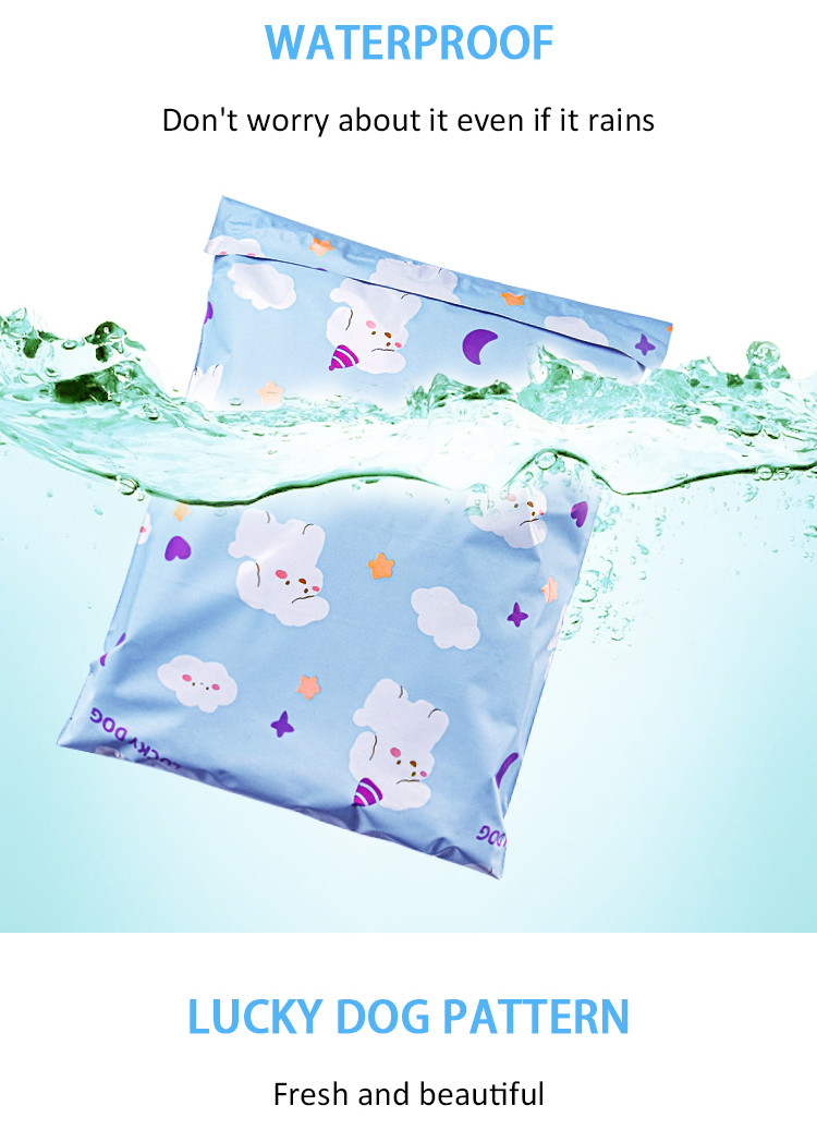 PE Recyclable Waterproof Lucky Dog Express Bag To Escort Product Quotation