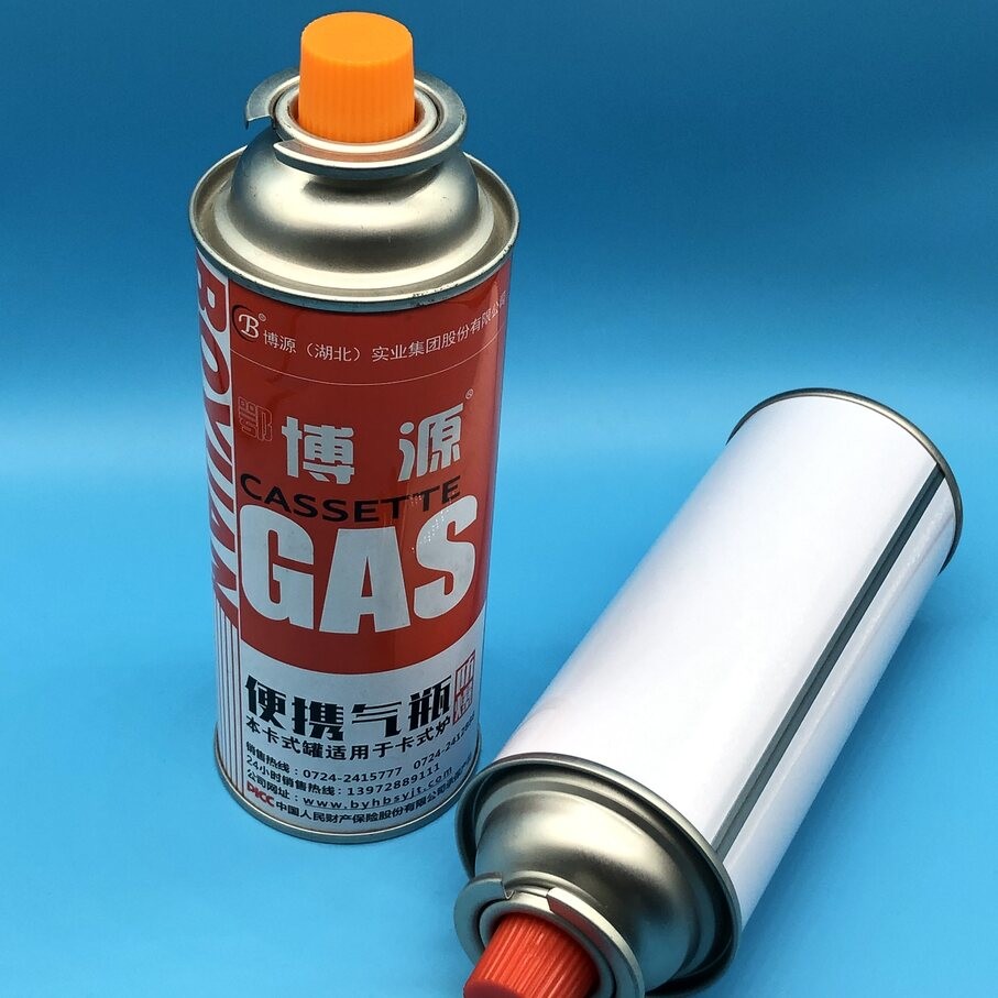 Butane Gas Tin Can for Portable Cooking & Camping | 250g Capacity | High-Quality Seal