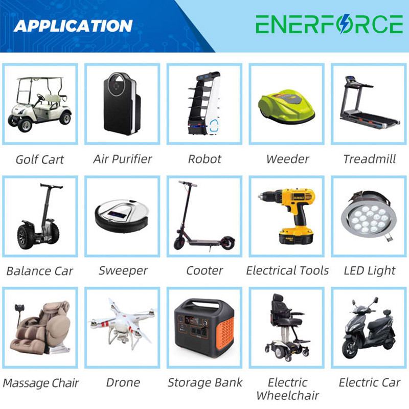 Electric Scooters Lithium Battery Accessories 220V AC 12V 24V 36V 48V 60V 72V