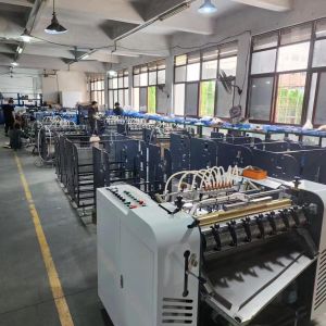 DG850B Feeder Box Gluing Machine Paper Sheet Rigid Box Forming Machine