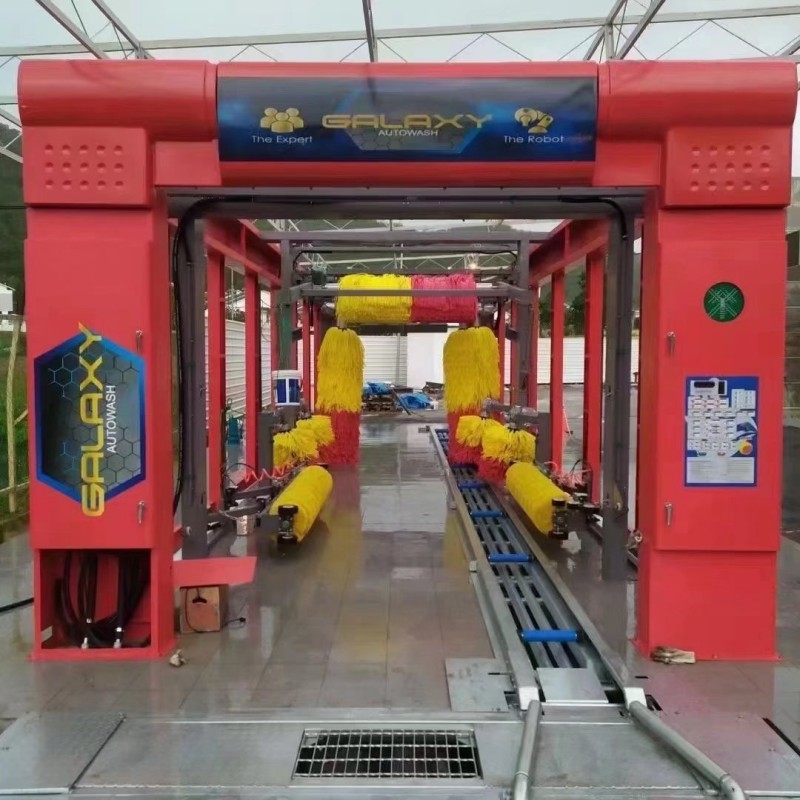 Automatic Express Tunnel Car Wash Machine for Gas Stations Customized Logo in Slovenia