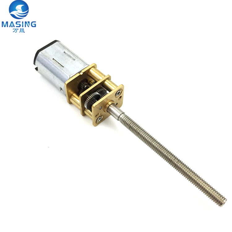 Mini Door Lock 3V 6V DC Gear Motor N20 Mini Gear Motor With M3 M4 Threaded Shaft