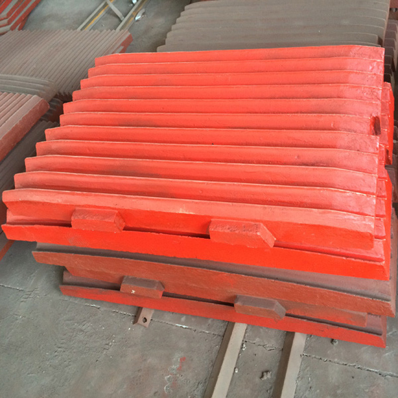 Extec Q C12 Fixed Jaw manganese steel jaw crusher spare parts jaw crusher liners stationary JAW PLATE