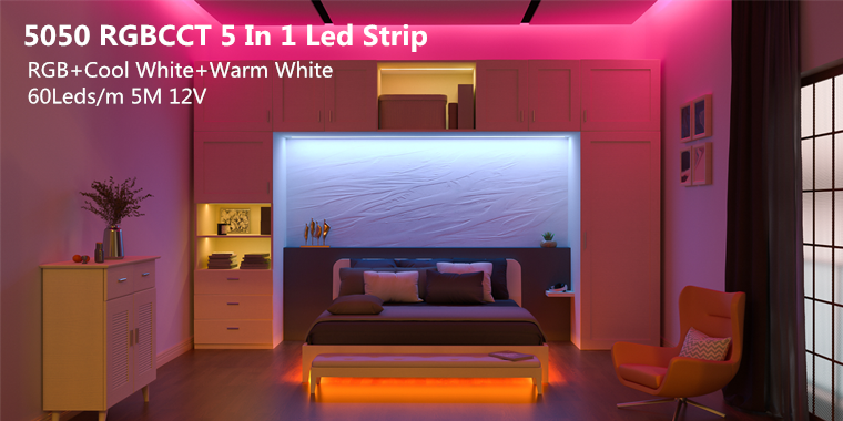 WB5 Controller LED Strip Light Parts 5CH RGB RGBW CCT Dimmer Controller