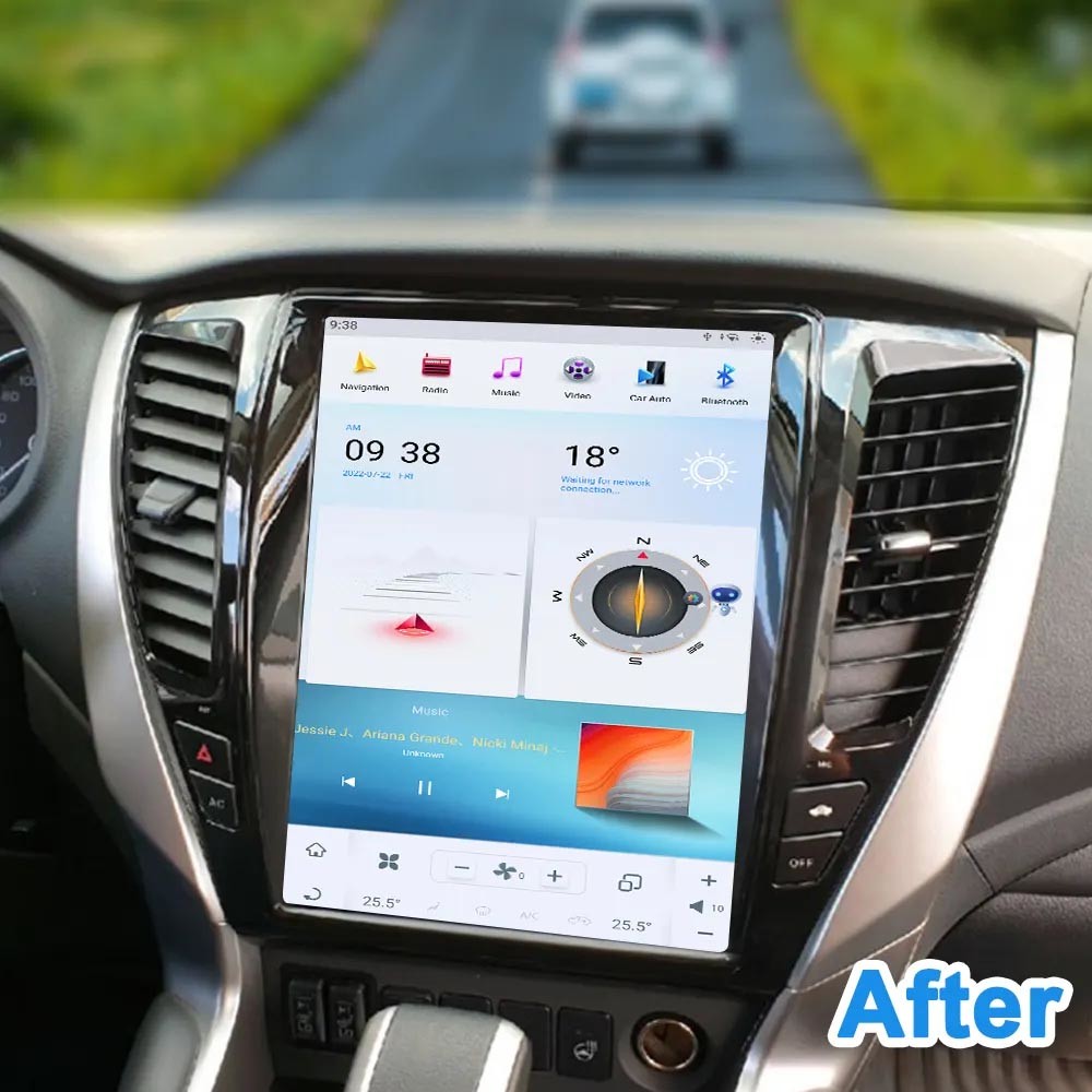 12.1'' Screen Car Multimedia Player For Mitsubishi Pajero 2020+