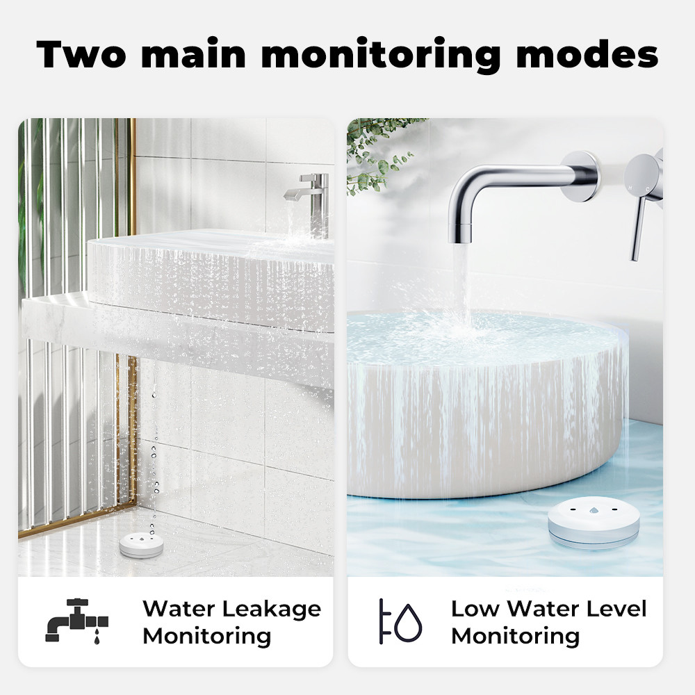 Zigbee Water leakage sensor Linkage Alarm App Water Leak Detector Tuya Zigbee Water Immersion Sensor